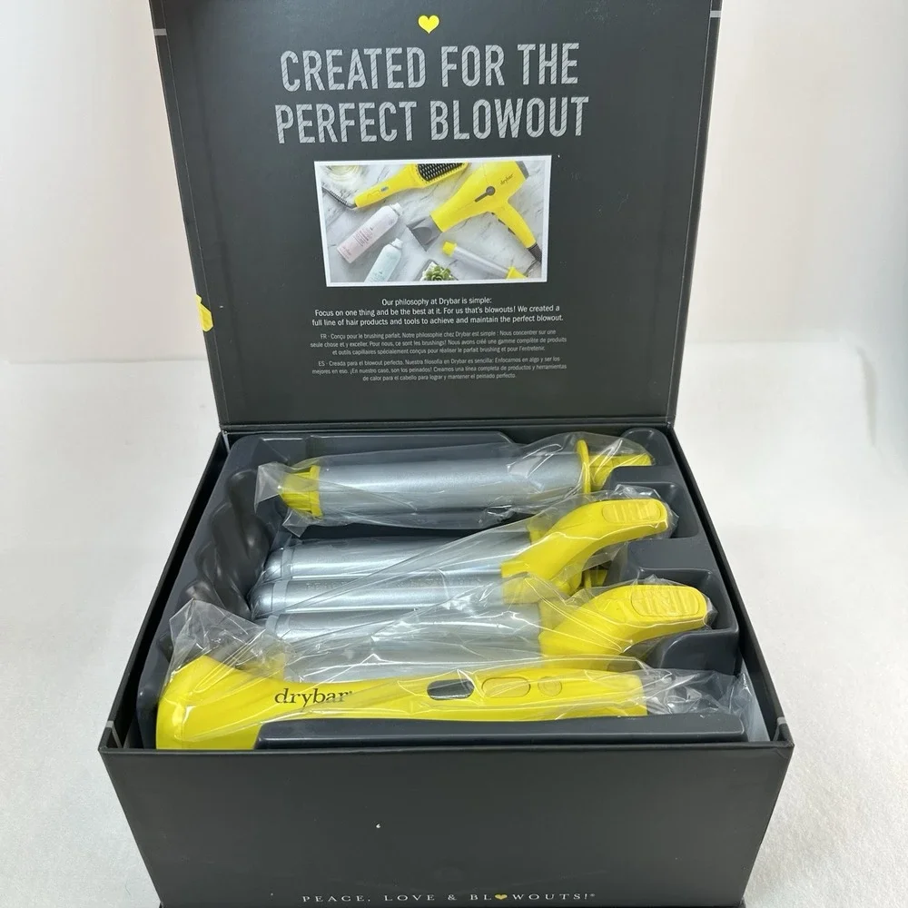 Drybar The Mixologist Interchangeable Styling Iron 3 Attachments Open Box